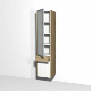 mit Schublade Massivholz